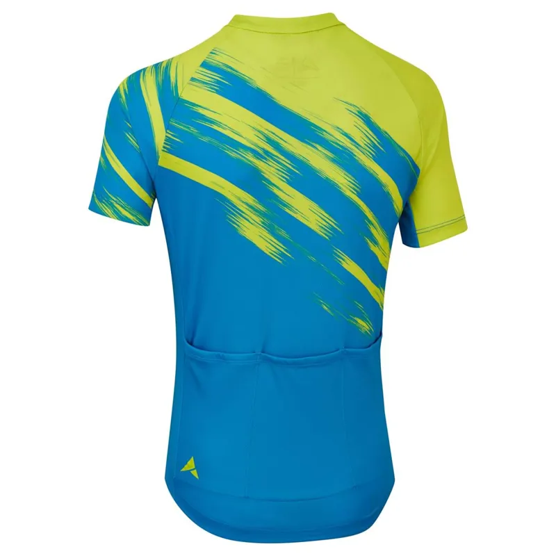 Altura Kids Airstream Short Sleeve Jersey Blue/Lime-2